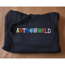2020 TRAVIS SCOTT Astroworld WUNSCH WAREN SIE HIER Gestickte Regenbogen Brief Männer Frauen Pullover Hoodies Mode Hip Hop Sweatshirt