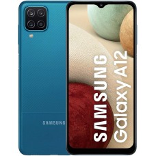 Samsung Galaxy A12 SIM Free Android Smartphone 64 GB, Blue (UK Version)